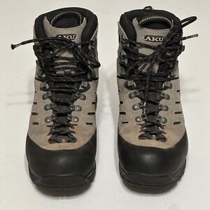 AKU Cresta WEG GTX Gore-Tex Hiking Boots Suede Technical Outdoor Gray Unisex 9.5
